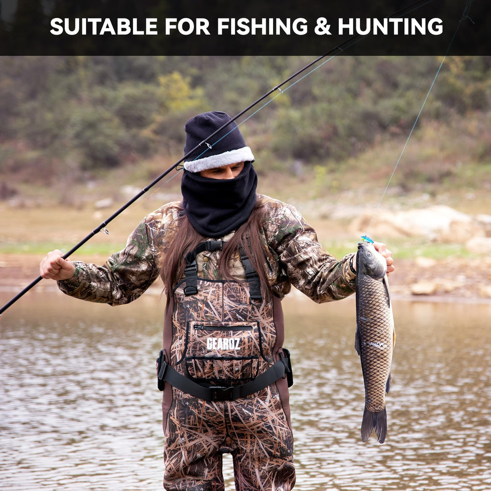 GearOZ waders front shell holders and detachable waist holders for quick reloads
