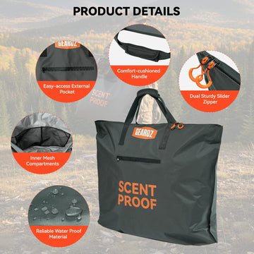 GearOZ waterproof duffle exterior shields gear from rain during outdoor adventures.