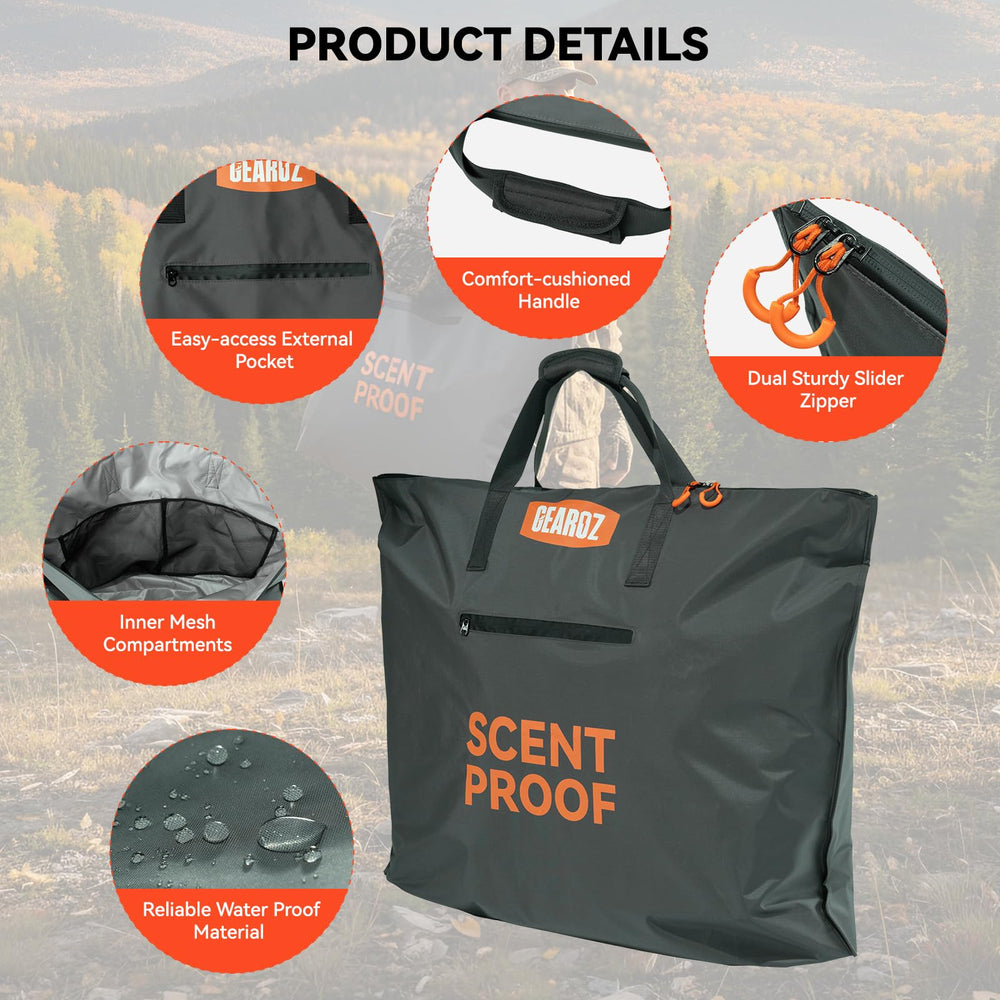 GearOZ waterproof duffle exterior shields gear from rain during outdoor adventures.
