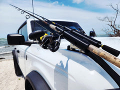 Quick-release design enables fast rod removal in 5 seconds per side with GEARSHADE.