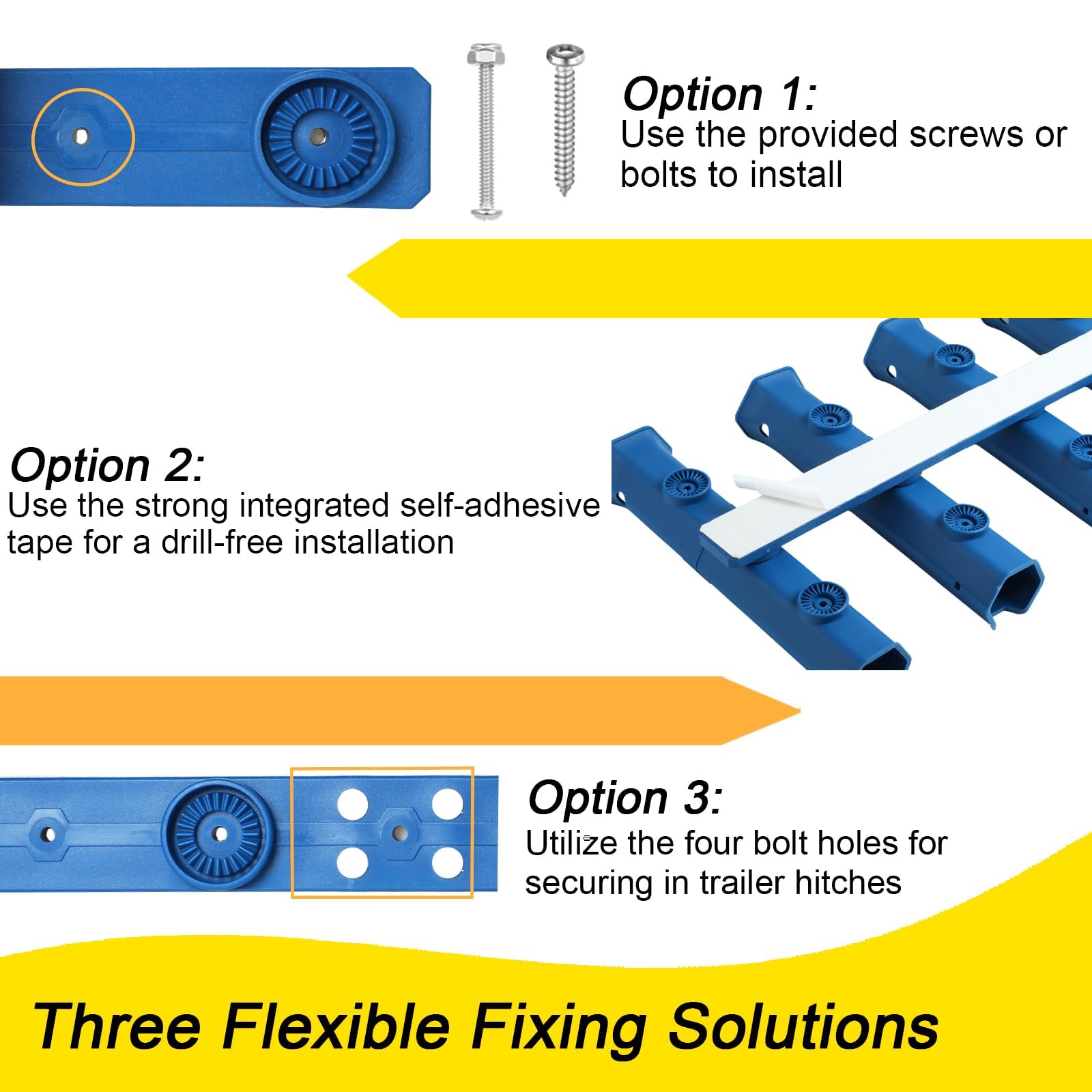 Durable thick ABS plastic construction of GearTrust holder