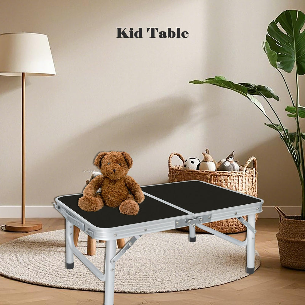 Geastsheng portable camping table adjustable-height adapts to chairs and seated tasks.