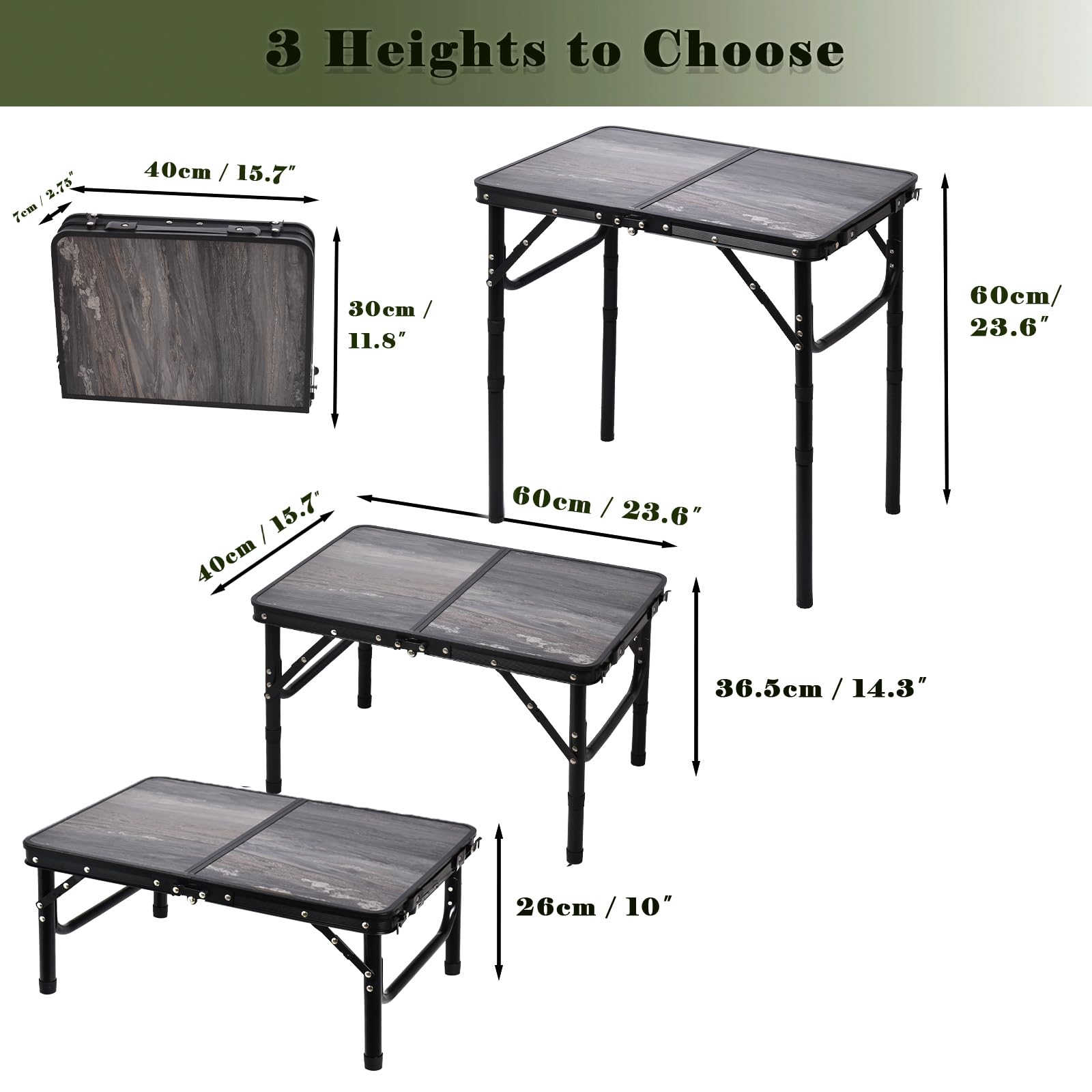 Geastsheng aluminum legs emphasize lightweight durability for portable trips