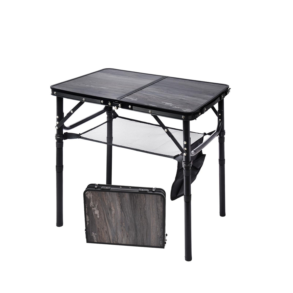Geastsheng small folding camping table in briefcase fold for easy transport