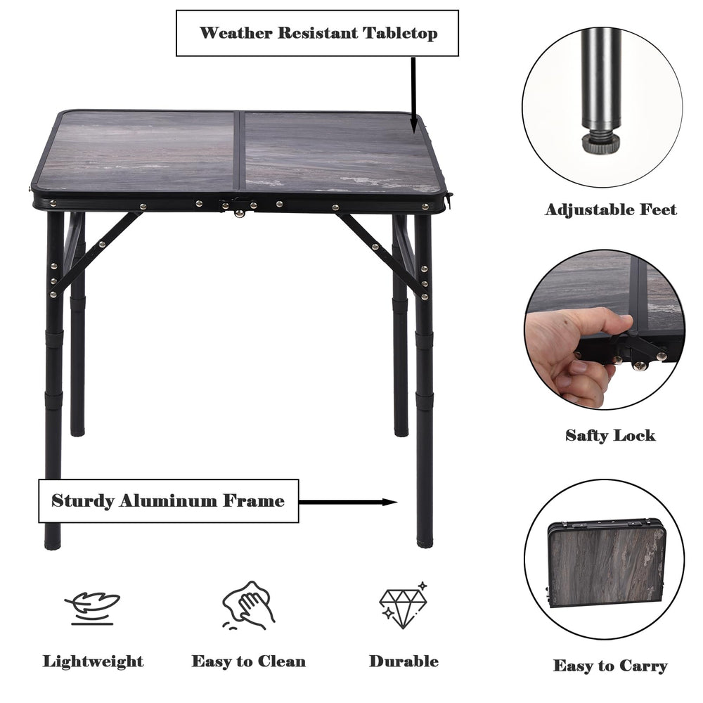 Geastsheng 24x16 table extended for dining and work surfaces outdoors