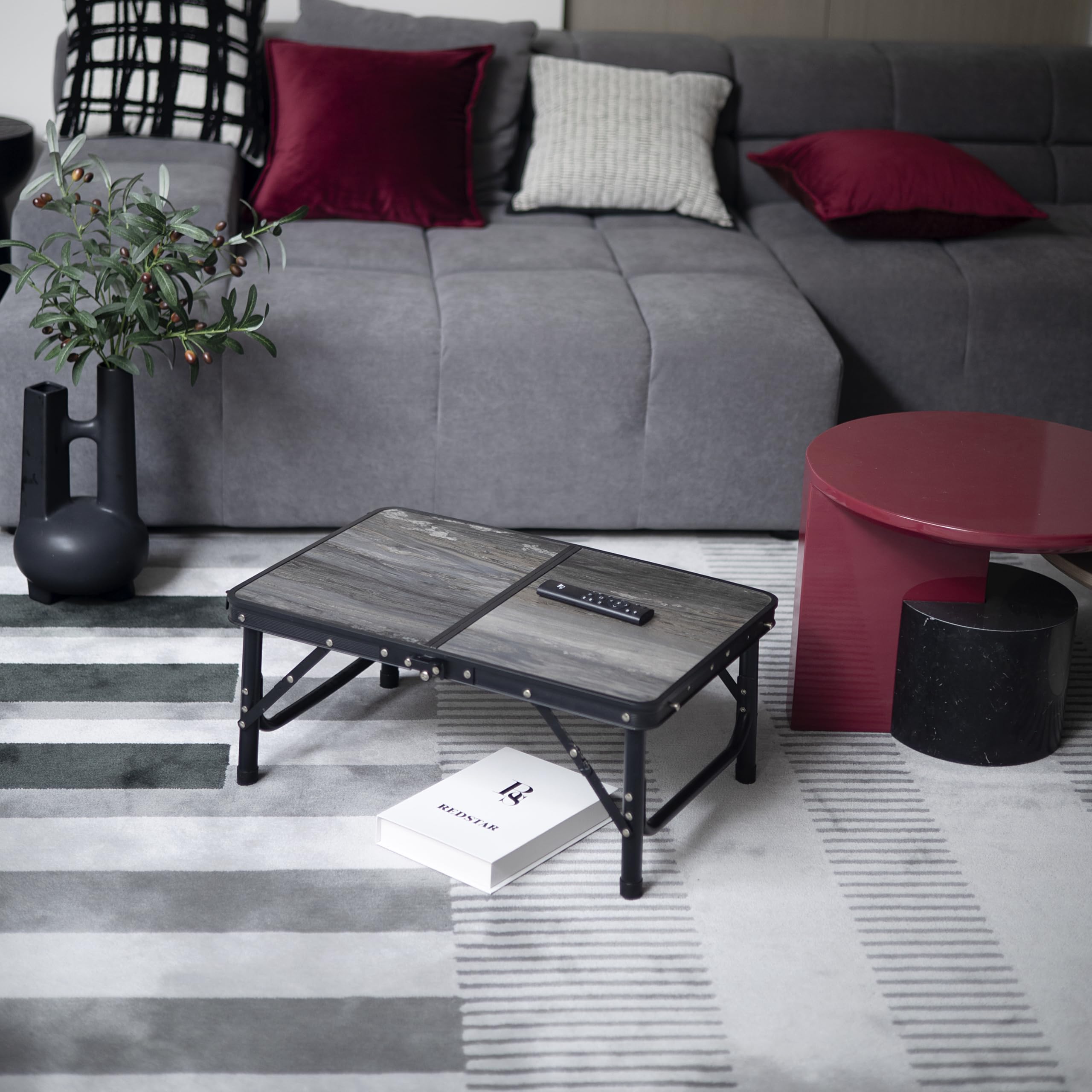 Geastsheng table with three heights shows adjustable settings for comfortable seating