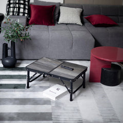 Geastsheng table with three heights shows adjustable settings for comfortable seating
