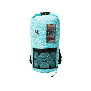 Geckobrands Hydroner 20L top view showing roll-top closure for dry storage.