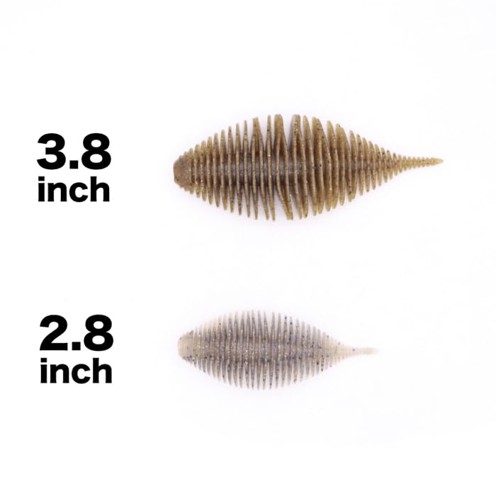 GeeCrack Bellows Gill 3.8F packaging image shows ready-to-use lure.