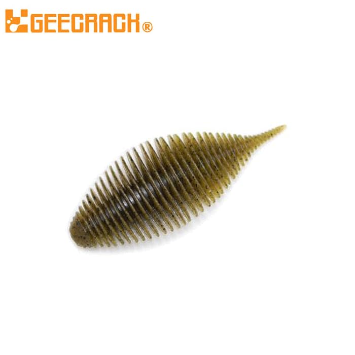 GeeCrack Bellows Gill 3.8F side view highlighting ringed tail and natural action.