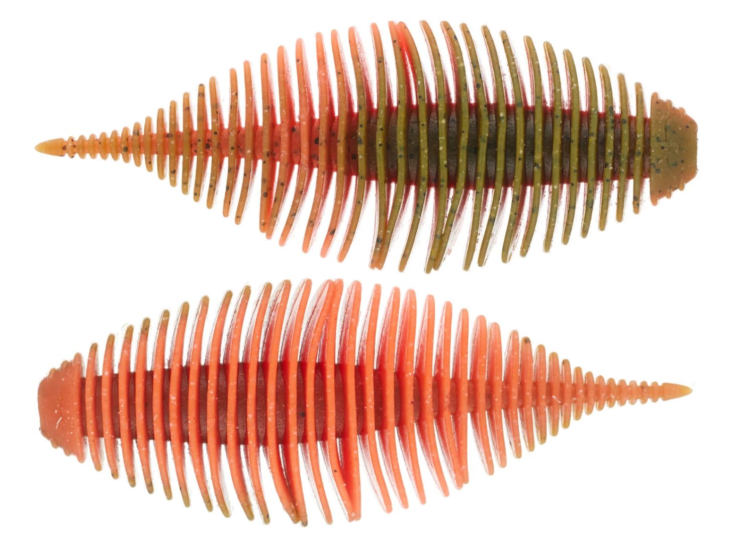 Geecrack Bellows Gill green pumpkin bite orange 3.8 inch bait mimics bluegill action for bass