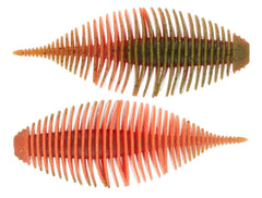 Geecrack Bellows Gill green pumpkin bite orange 3.8 inch bait mimics bluegill action for bass