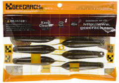 GEECRACK Worm Newt top view shows Green Pumpkin 005 color for shallow water.