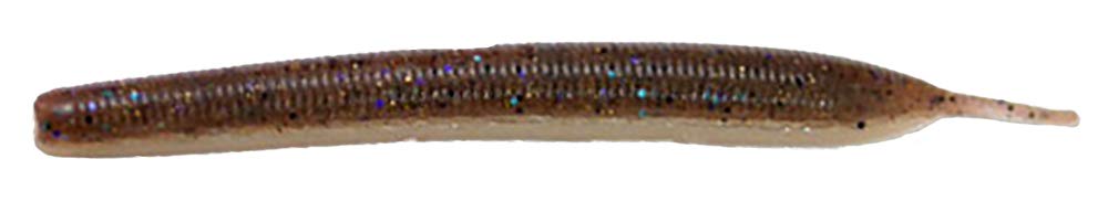 Geecrack Worm Yam Stick 5.8-inch front view, slim silhouette for lifelike water action.