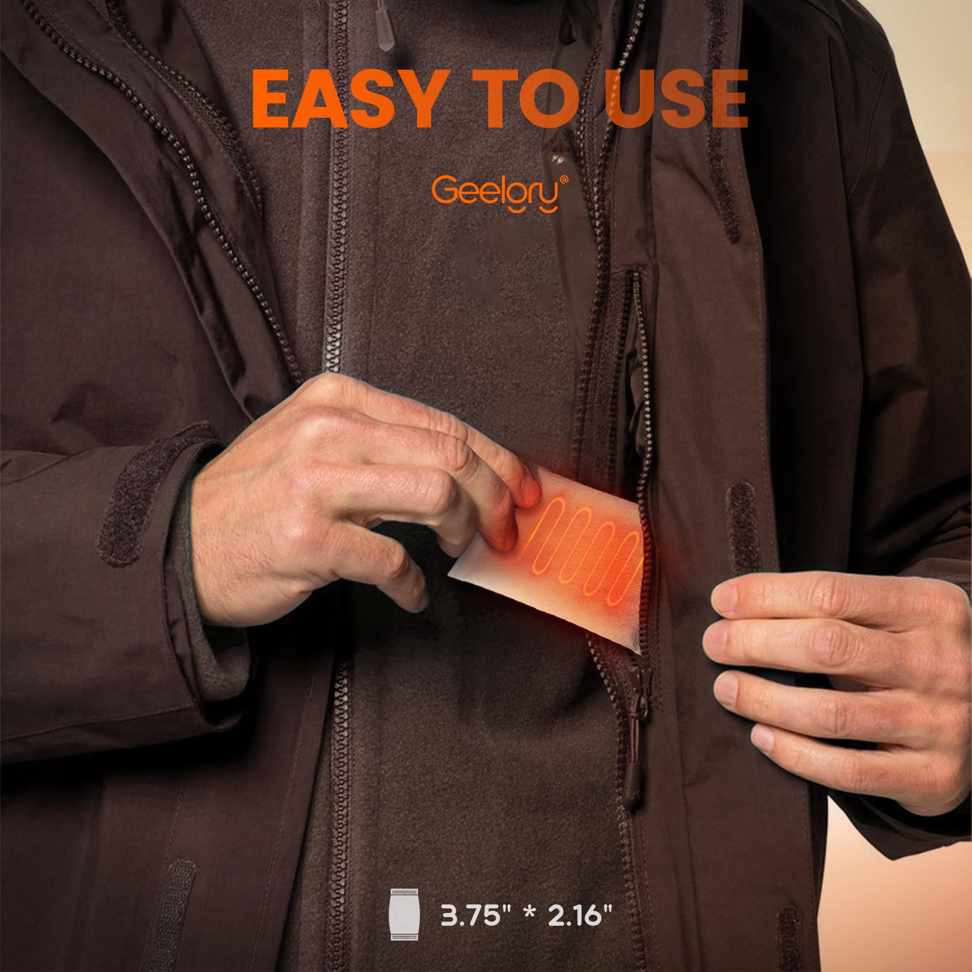 GEELGRY safe ingredients label highlighting iron-based mix for safe heating.