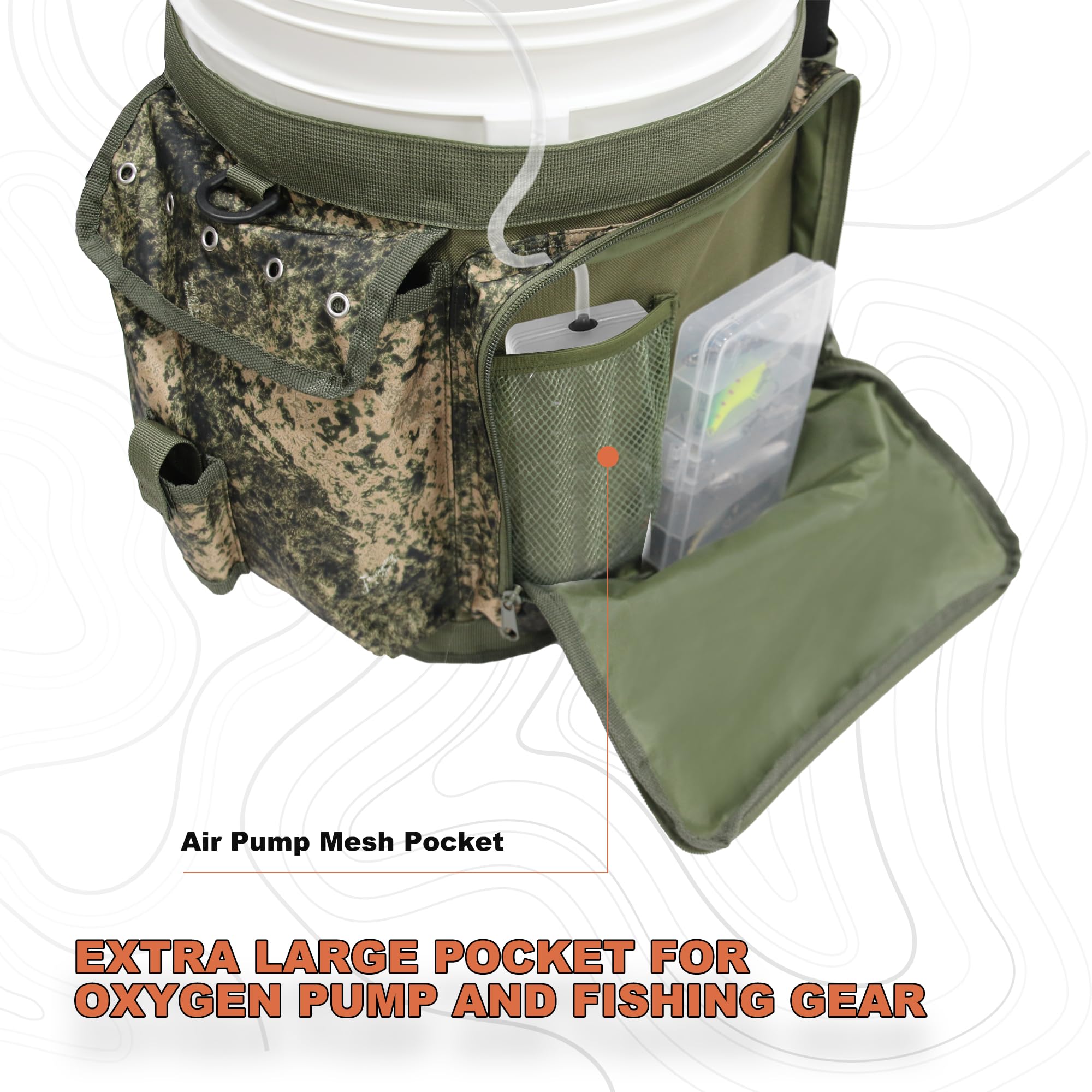 Carrying handle and adjustable shoulder straps
