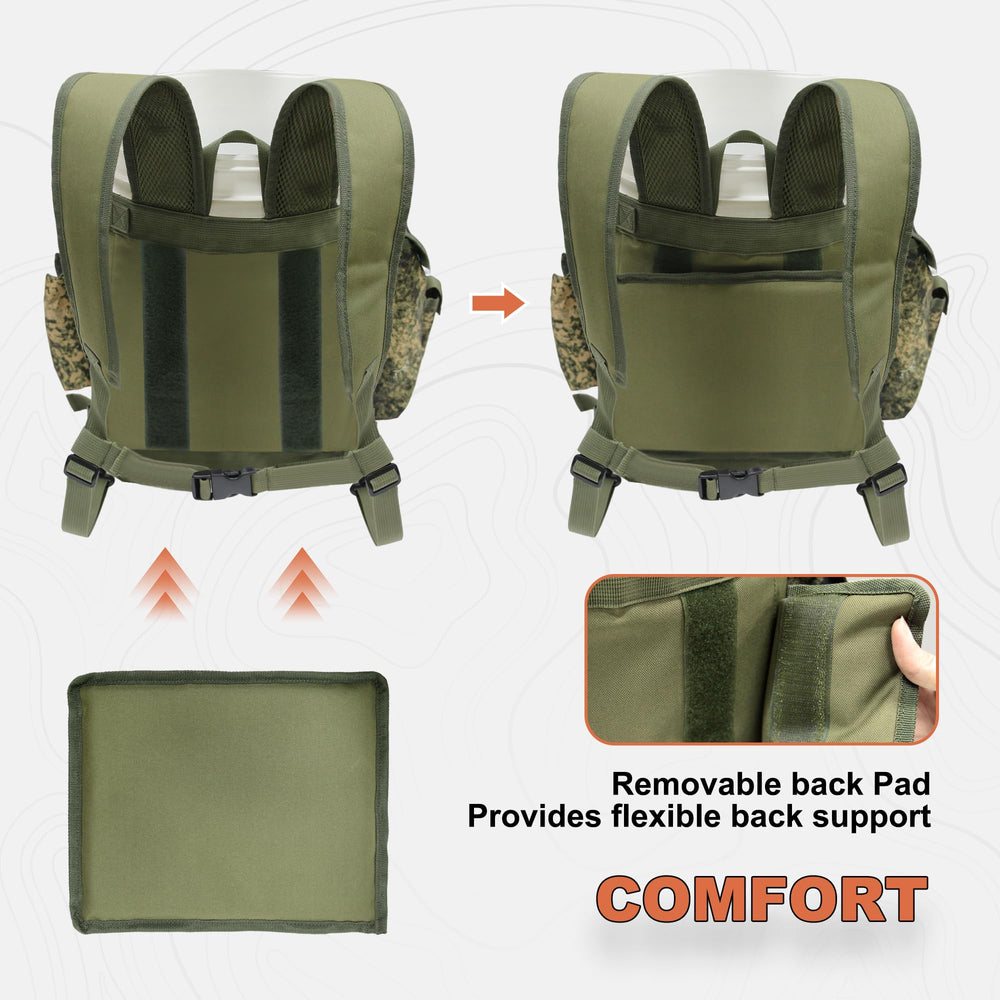 Used for ice fishing with lures, lines and baits