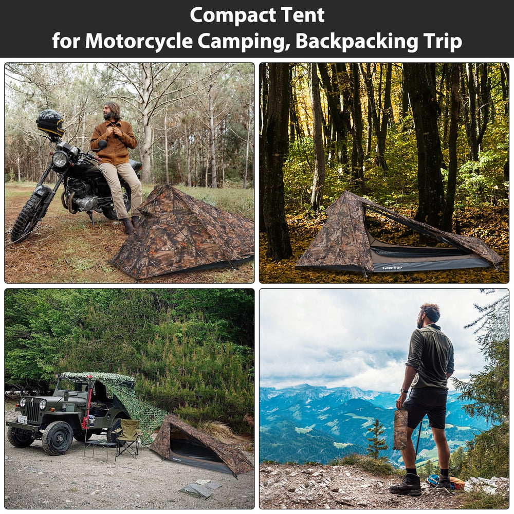 GEERTOP compact pack size saves space in your backpacking gear.