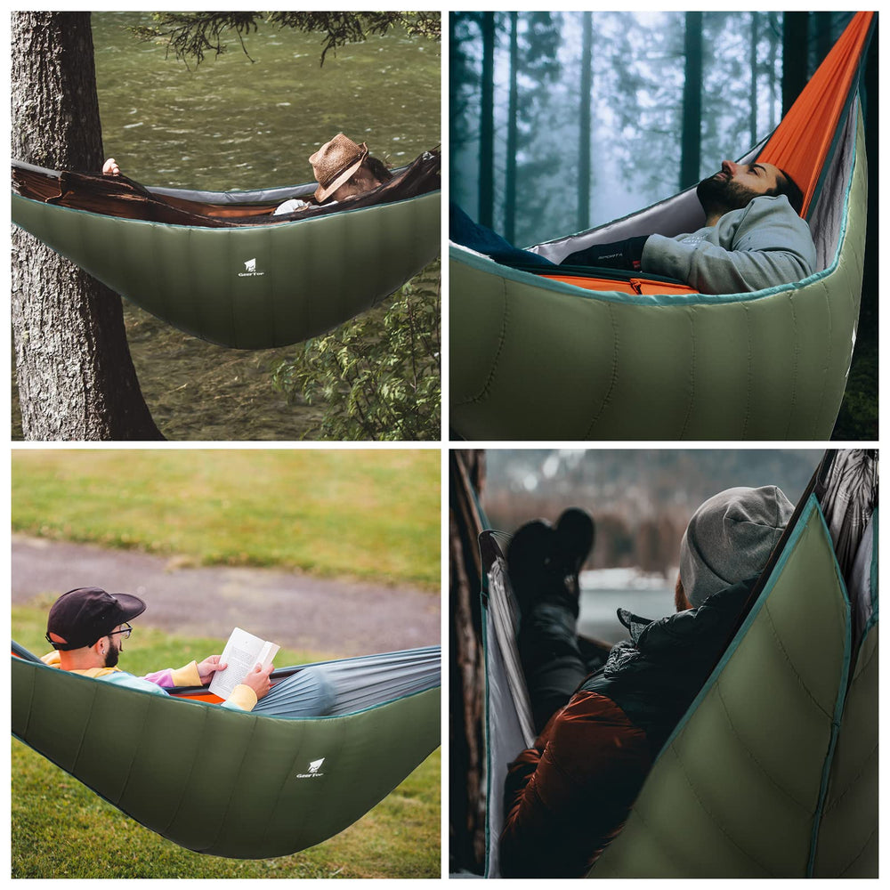GEERTOP hammock underquilt fits most hammocks for flexible use.