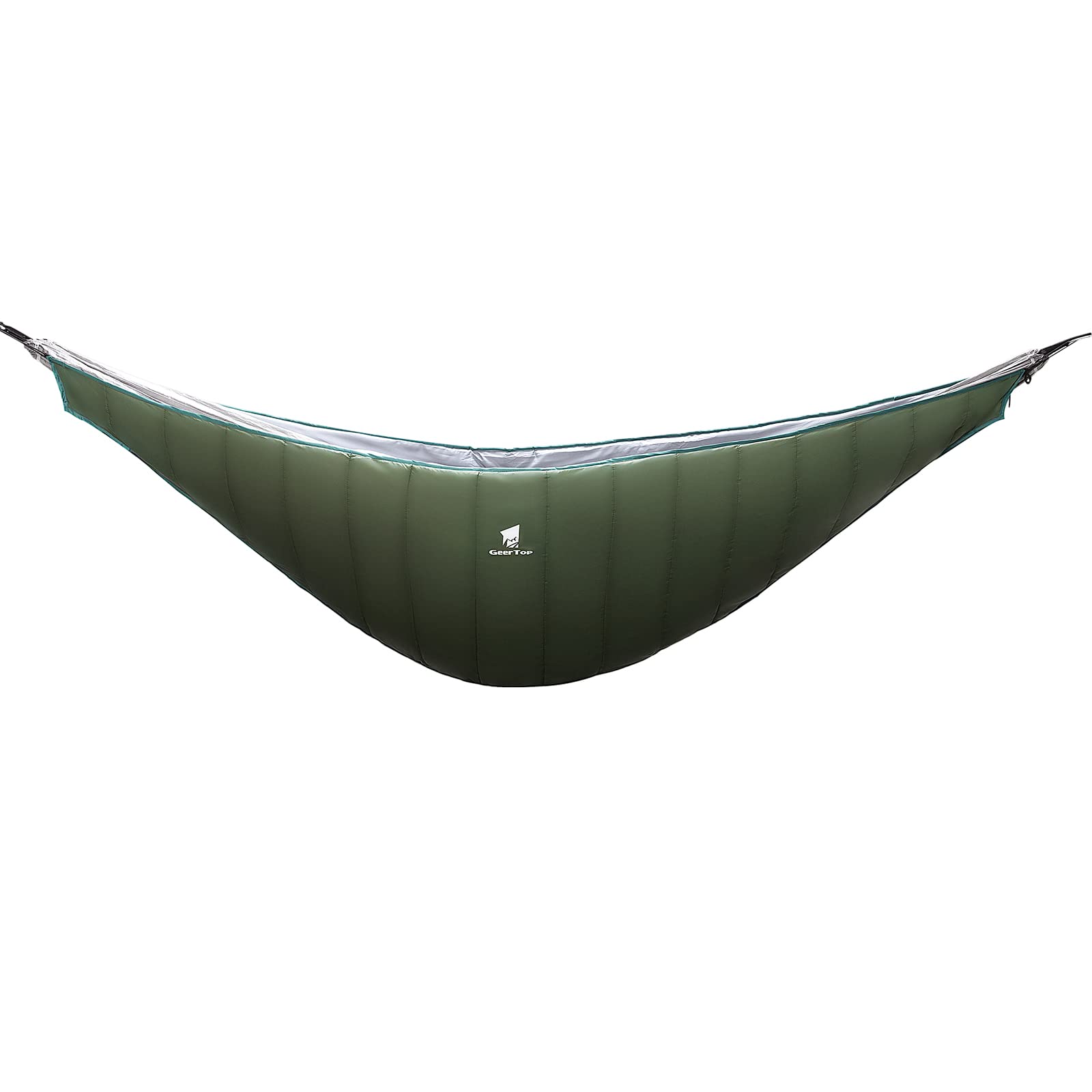 GEERTOP hammock underquilt keeps you warm in cold-weather camping.