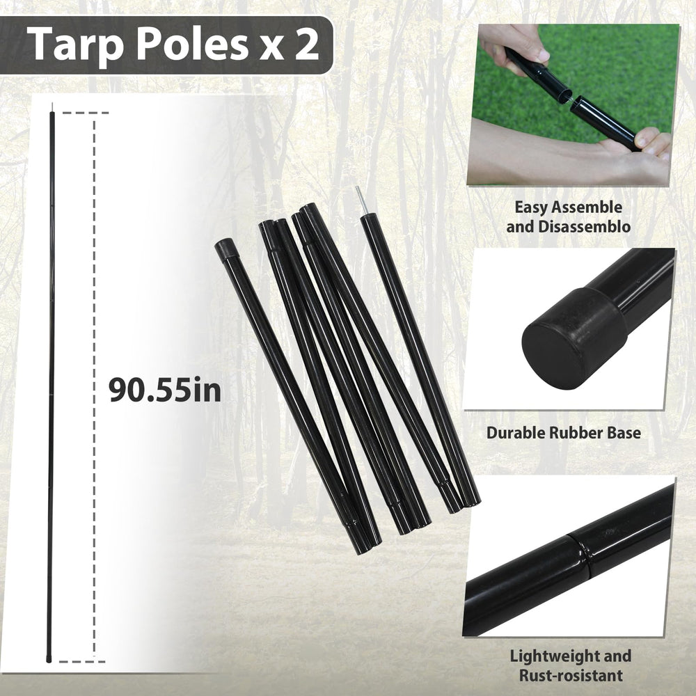 GEERTOP tarp-backyard-beach-use demonstrates versatile shelter for picnics and camping