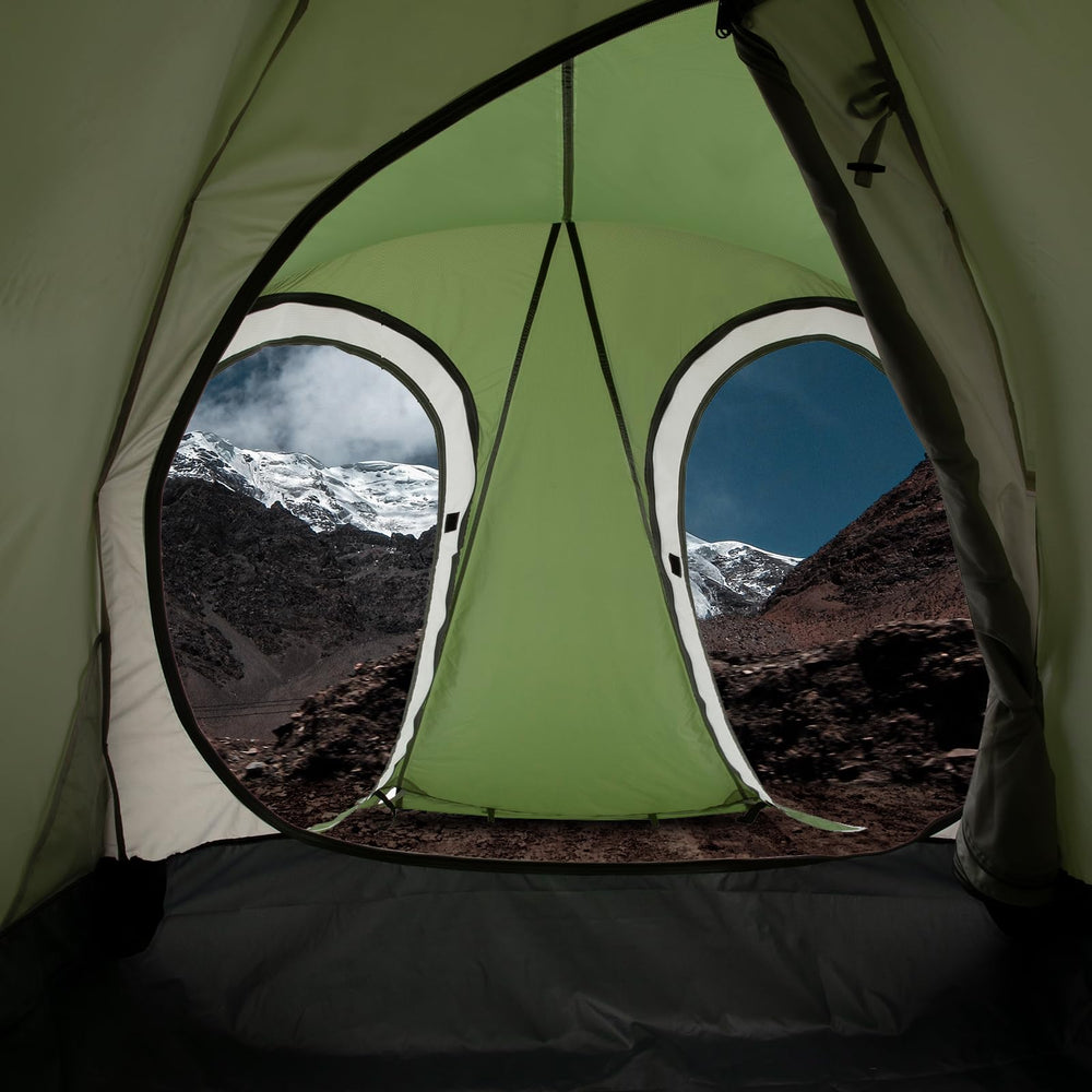 Geertop 2-person floor dimensions provide comfortable space for two adults.