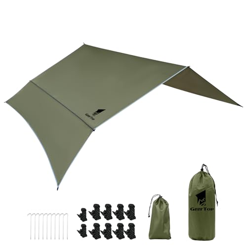 GEERTOP tarp side panel extension for adjustable sunrise shade
