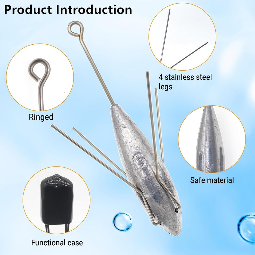 Close-up Gefischtter Sputnik Sinker 4oz