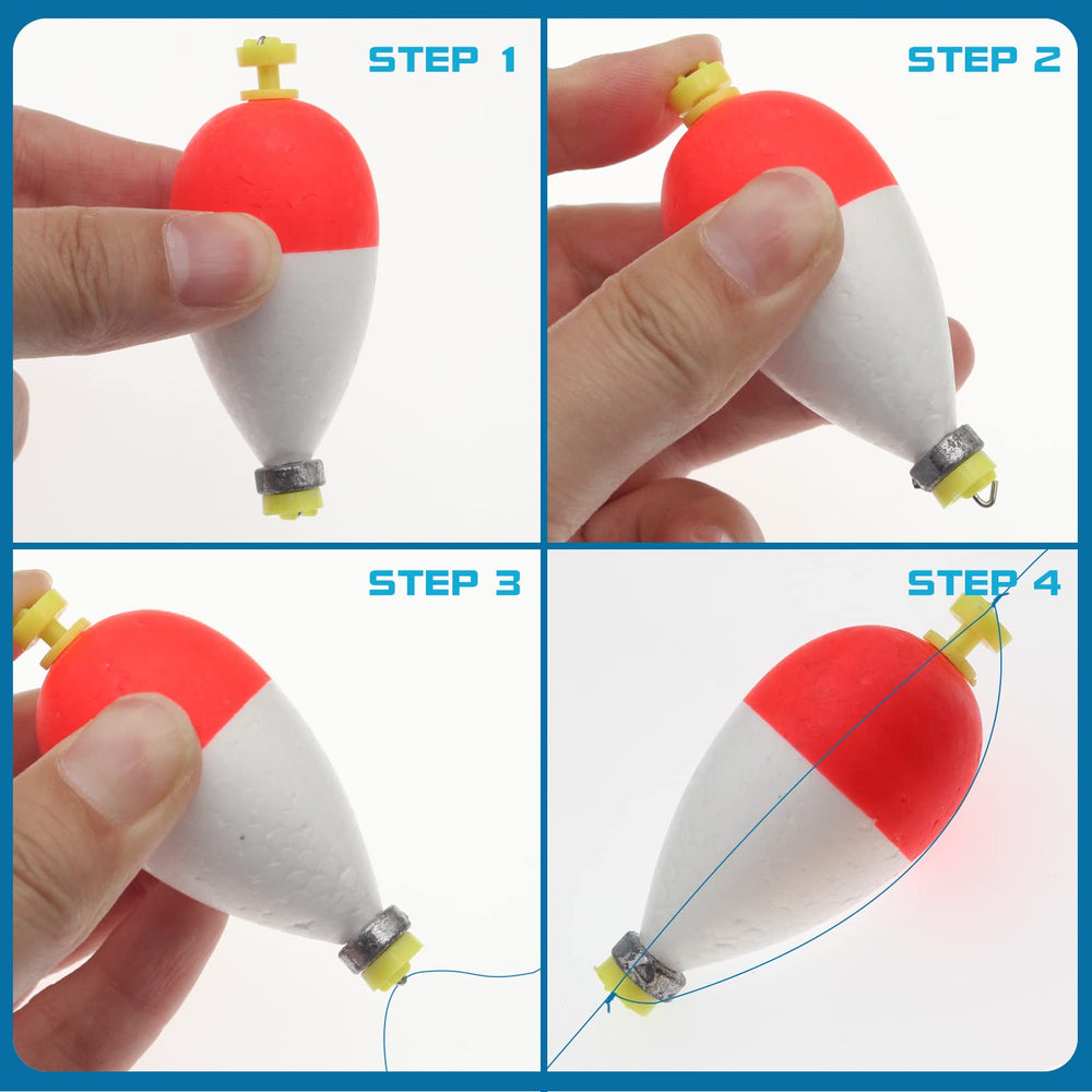 Assorted sizes for versatile fishing applications
