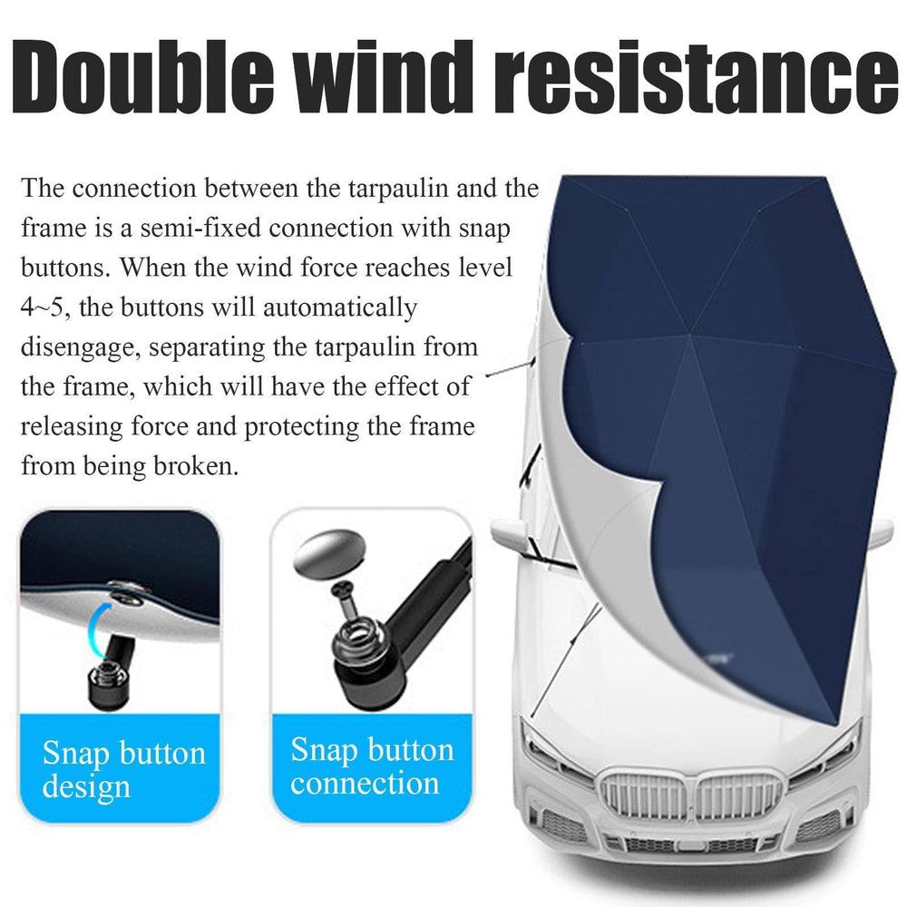 GEHPYYDS windproof design with adjustable ropes stabilizes the structure.