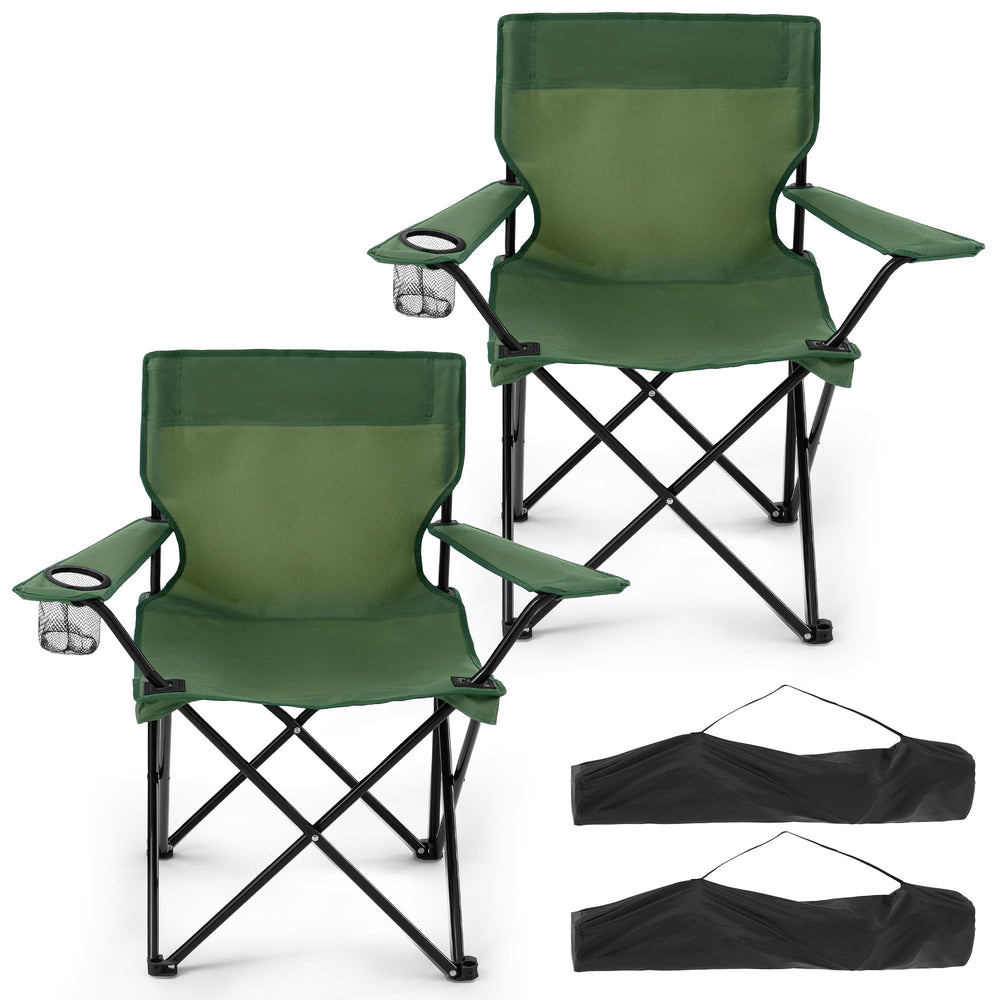 Geisoun folding camping chair with quick 3-second fold for easy outdoor seating.