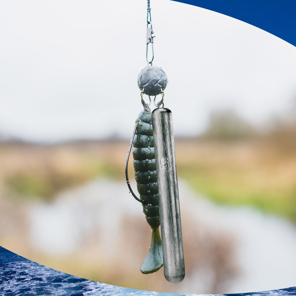 Gemscream deep water weight in action demonstrates fast sinking for precise depth control