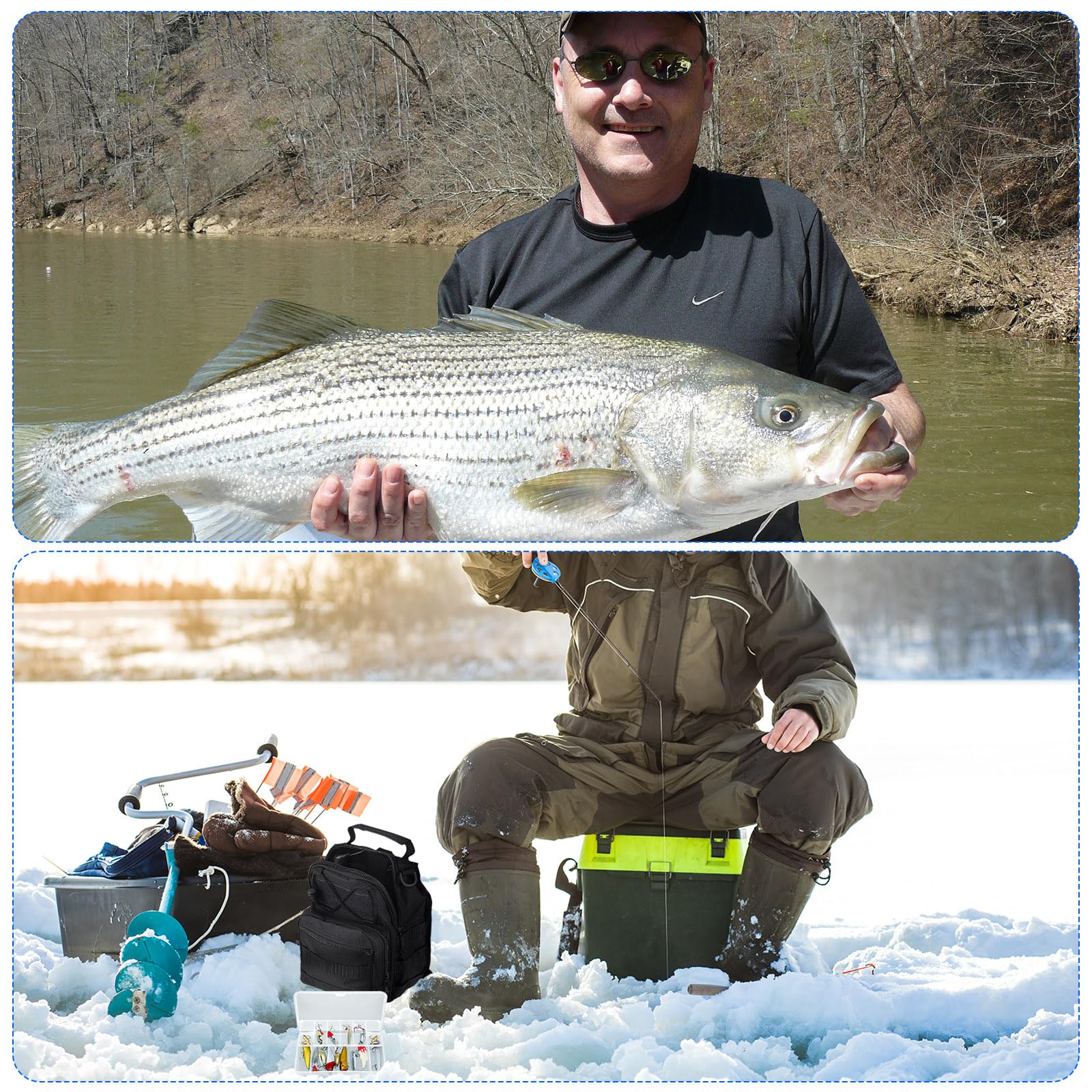 Gemscream lifelike lures with 3D eyes attract a variety of fish