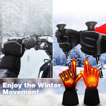 GEMSTONEGO heated gloves packaging showing winter gift option