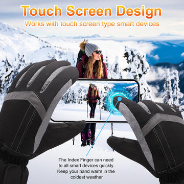 GemstoneGO heated gloves touchscreen-friendly fingertips for device use