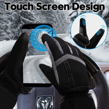 GEMSTONEGO heated gloves touchscreen thumb for easy device use