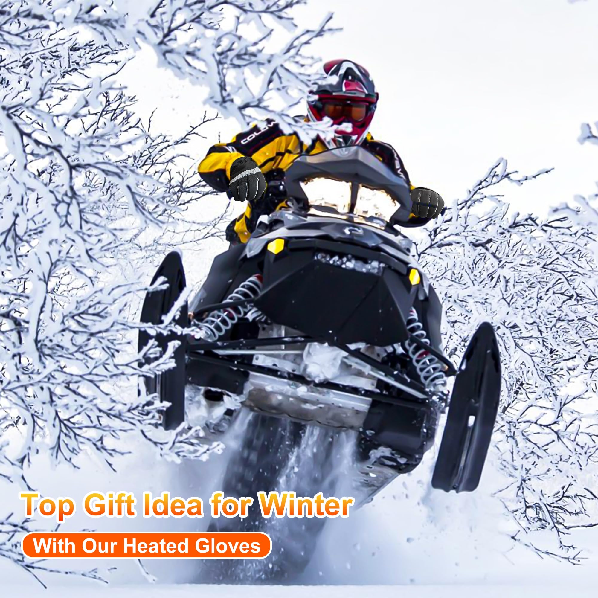 GEMSTONEGO heated gloves unisex design fits a wide range of hands