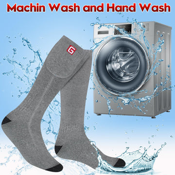 GEMSTONEGO heated socks soft breathable material for comfort