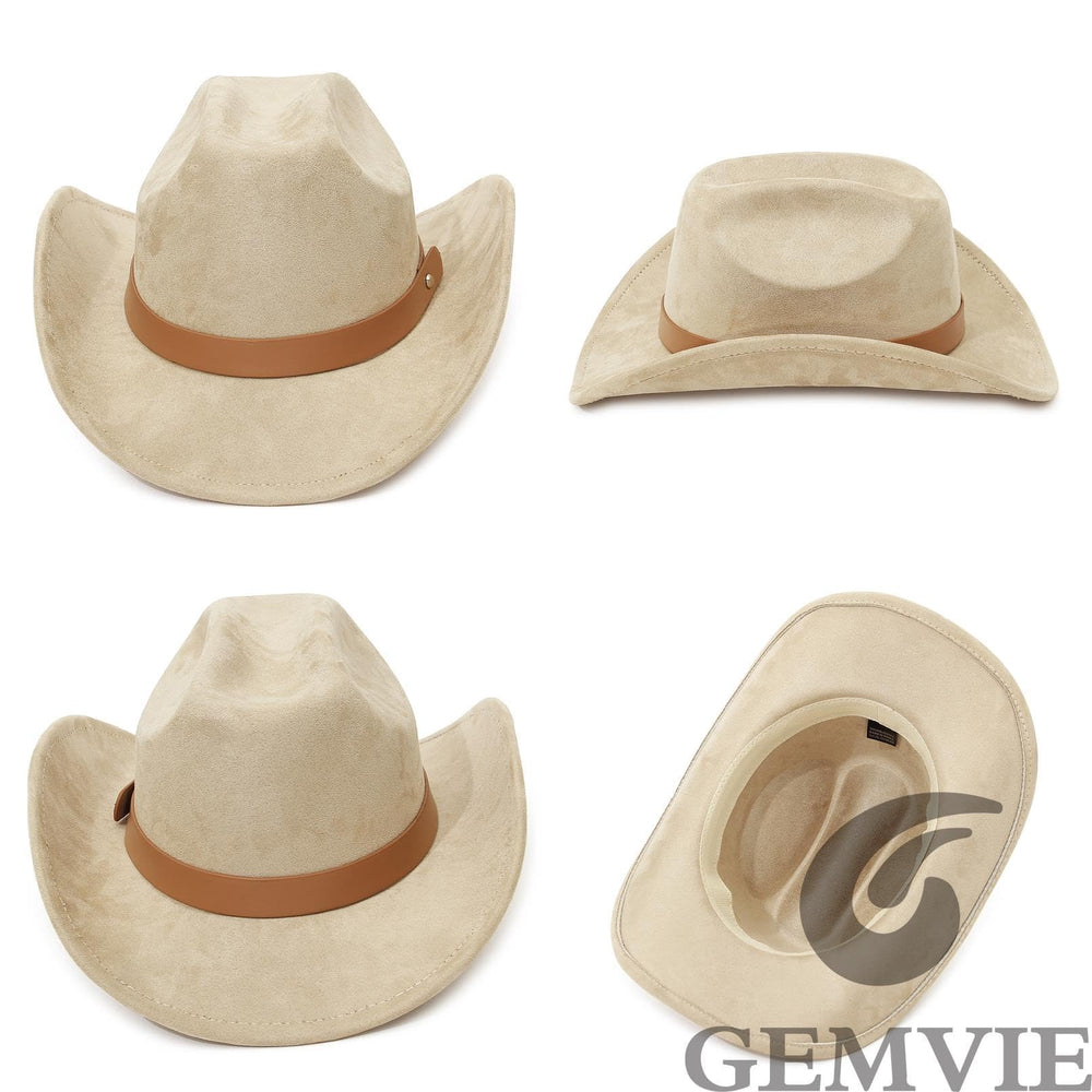 Classic Western style with decorative hat band