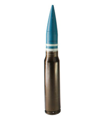 General Dynamics A-10 Warthog 30mm dummy round display with glossy finish for museum-quality decor