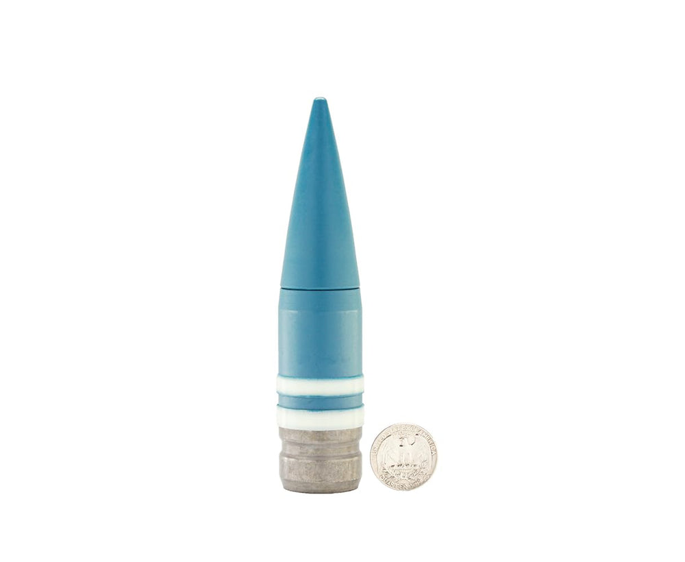 Packaging view of General Dynamics A-10 Warthog 30mm dummy round ready to gift