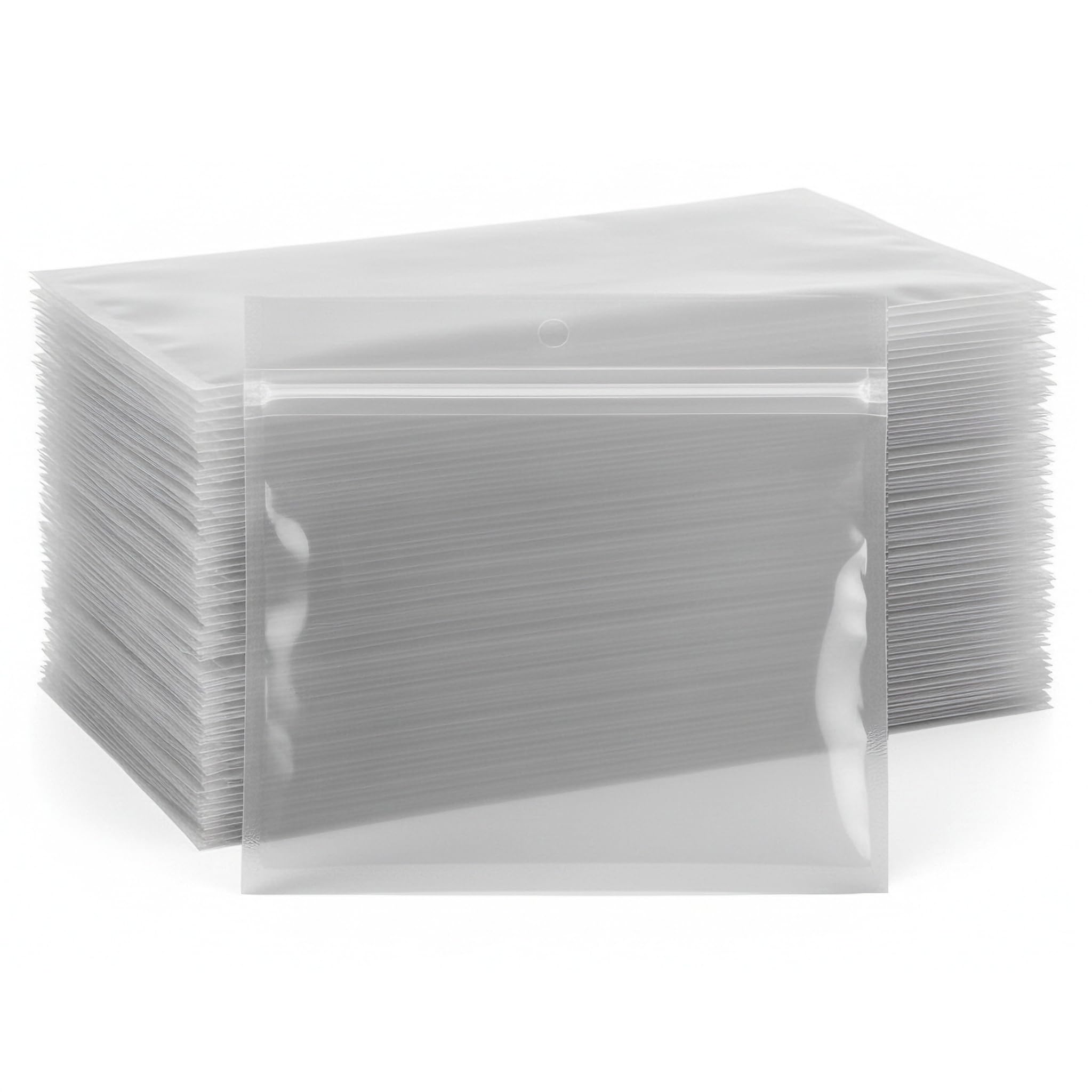 Generic 100-pack soft plastic baits bags with heavy-duty construction for rugged fishing days.