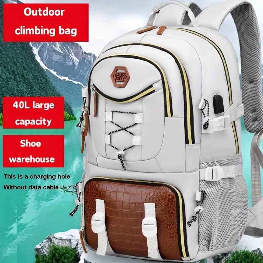 Generic 35L backpack built-in USB port for charging on the move
