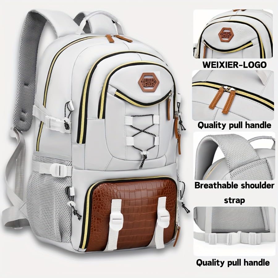 Generic 35L backpack water bottle pockets for easy hydration on hikes