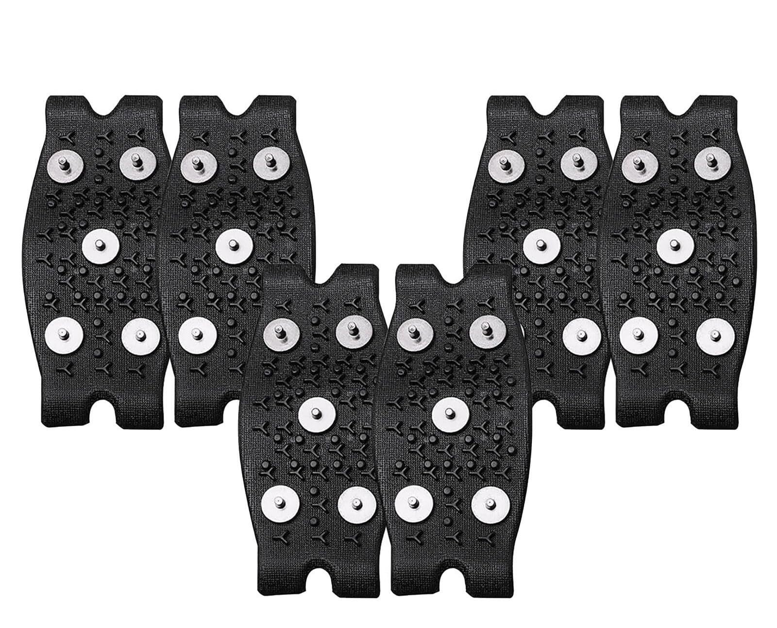 Generic 5-Claw anti-skid shoe covers provide traction on ice for hiking