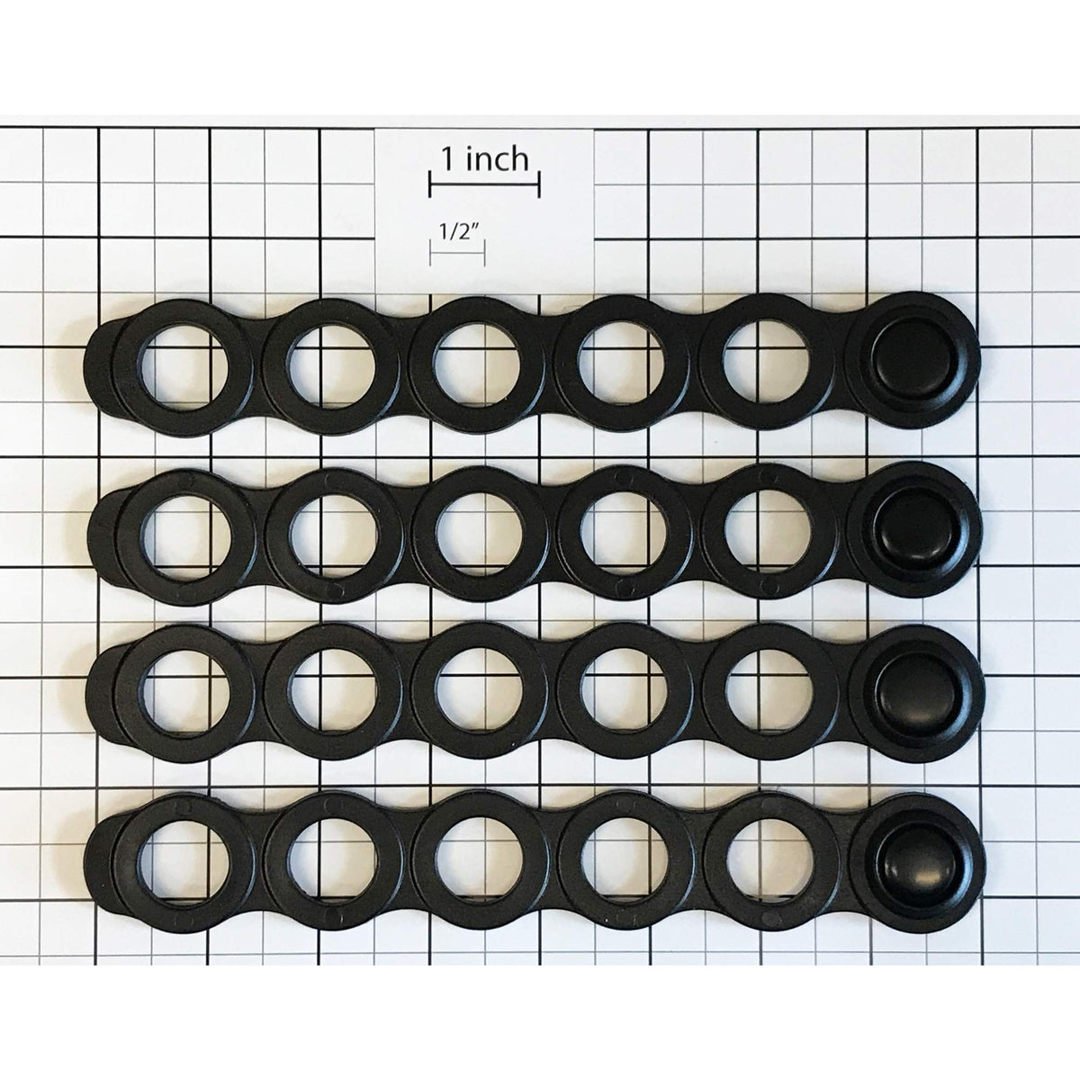 Generic 5-hole world-style rubber bike rack strap closeup for secure transport