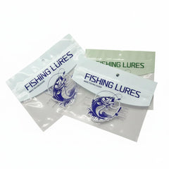 Generic 50pcs soft plastic bait packaging bag shows clear visibility for quick lure selection