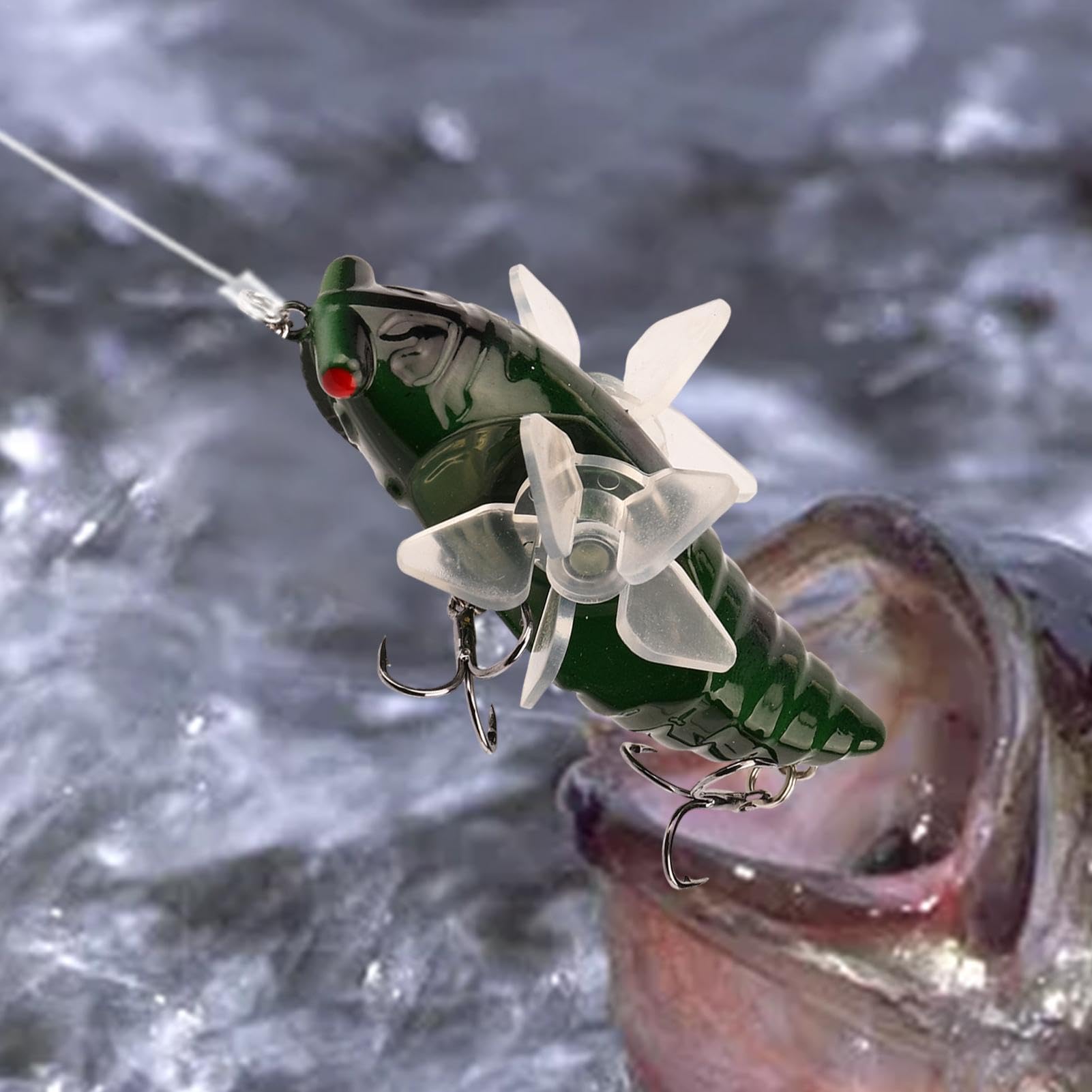 Durable ABS material used in the Generic Cicada Lure.