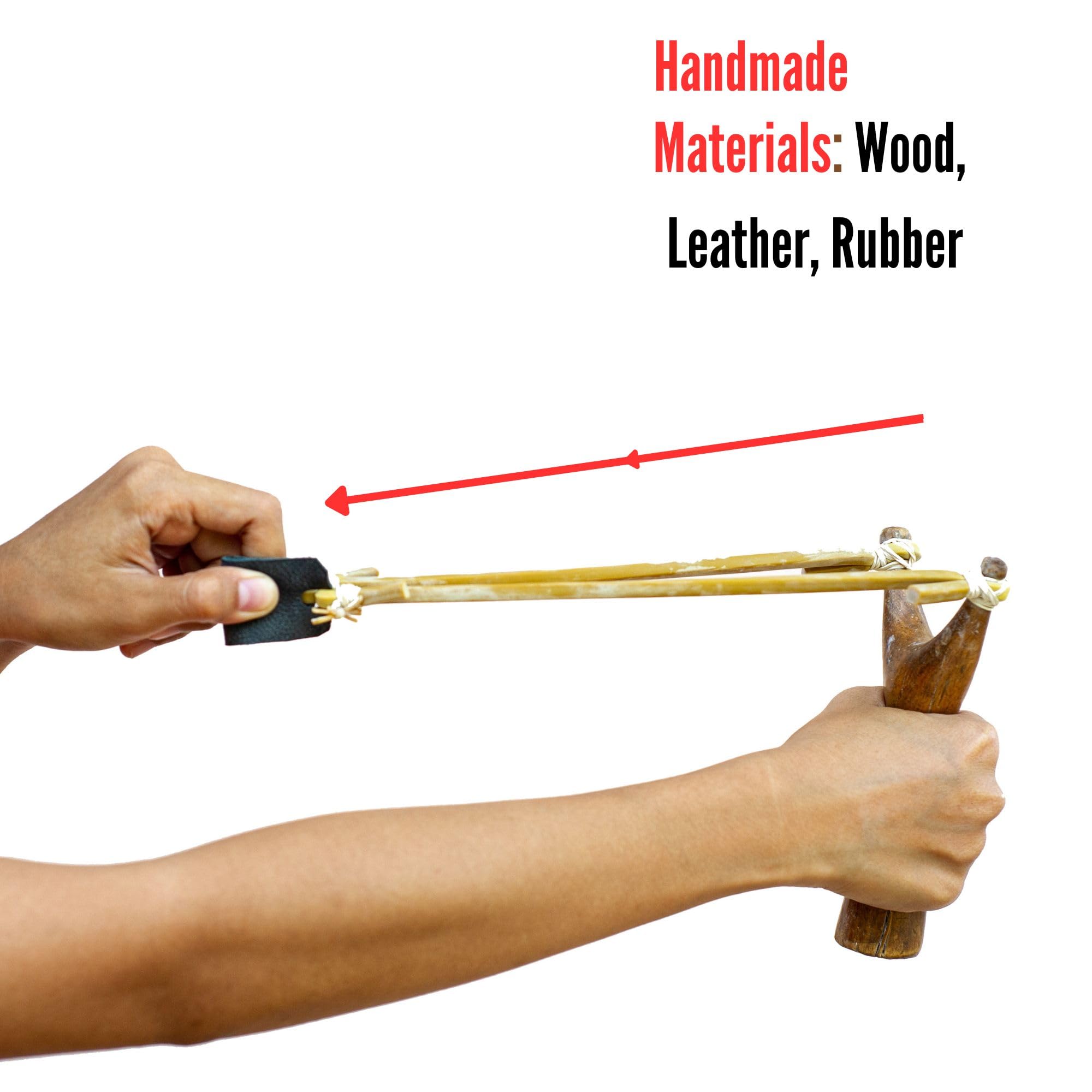 Generic African art slingshot illustrating hunting heritage and craft