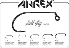 Generic Ahrex SA254 Salt Jig angled view showing the A-Steel finish and durable construction.